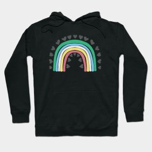 Disability pride flag rainbow Hoodie